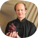 Portrait of Gennady Boroblev, artist and meditation centre leader